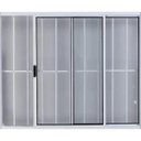 Ver imagem 2 de Vitro de Alumínio 2 Folhas 1,20 x 1,50 com Grade Cor Branco Linha All Modular