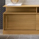 Ver imagem 6 de Painel Home Chicago com 2 Portas Tv até 60 Polegadas C/ Rodízios - Lukaliam Móveis