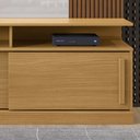 Ver imagem 7 de Painel Home Chicago com 2 Portas Tv até 60 Polegadas C/ Rodízios - Lukaliam Móveis