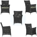 Ver imagem 2 de Poltrona Igapó Alumínio Micro Pintura Fendi Corda Náutica E5 Preto