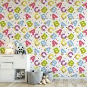 Ver imagem 2 de Papel de Parede Decorativo Baby Letras Abc Coloridas 3,0m