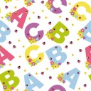Ver imagem 1 de Papel de Parede Decorativo Baby Letras Abc Coloridas 3,0m