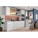Ver imagem 4 de Balcão de Cozinha Modulado C/ Tampo Bella 2609 C/ 2 Portas 80cm Nogal/cinza - Carraro
