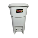 Ver imagem 2 de Coletor Cesto Lixeira de Pedal 20 Lt Plasnew Branco