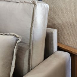 Sofá Cama Casal 2 Lugares Quarto Sala Kitnet Sleep Bege - Larbelle - 3