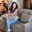 Ver imagem 2 de Sofá Cama Casal 2 Lugares Quarto Sala Kitnet Sleep Bege - Larbelle