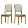 Kit 2 Cadeiras Sala de Jantar Carol Ype/linho Areia - 1