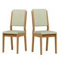 Ver imagem 1 de Kit 2 Cadeiras Sala de Jantar Carol Ype/linho Areia
