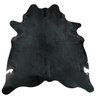 Tapete Couro Bovino Legitimo Natural Preto Sólido - 4