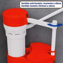 Kit Reparo Completo Caixa Acoplada Botao Acionamento Superio Descarga Vaso Sanitario Banheiro Drenag - 4