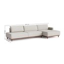 Ver mais imagens de Sofá 5 Lugares Pampa Horse Collection com Chaise Dir. Linho Bege 297cm