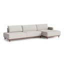 Ver imagem 1 de Sofá 5 Lugares Pampa Horse Collection com Chaise Dir. Linho Bege 297cm