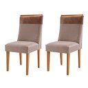 Ver imagem 1 de Conjunto com 2 Cadeiras Mdf Andes para Sala de Jantar Moderna Mobília