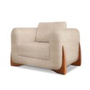 Ver imagem 1 de Poltrona Decorativa Nuvina Boucle Bege - Loja Sheep