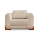 Ver imagem 3 de Poltrona Decorativa Nuvina Boucle Bege - Loja Sheep