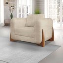 Ver imagem 2 de Poltrona Decorativa Nuvina Boucle Bege - Loja Sheep