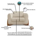 Ver mais imagens de Poltrona Decorativa Nuvina Boucle Bege - Loja Sheep