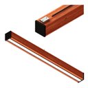 Ver imagem 5 de Luminária Teto Led Diamante 36w 4000lm Madeira Maciça