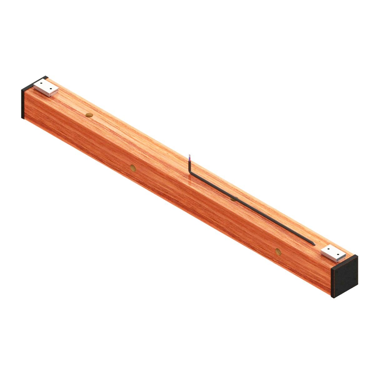 Luminária Teto Led Diamante 36w 4000lm Madeira Maciça - 6