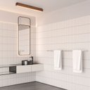 Ver imagem 3 de Luminária Teto Led Diamante 36w 4000lm Madeira Maciça