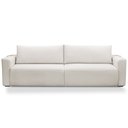 Ver imagem 3 de Sofá Cama Retrátil 4 Lugares para Sala 260cm Tâmisa F04 Linho Cru Couríssimo Whisky - Lyam Decor