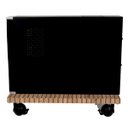 Ver imagem 3 de Suporte Para CPU de Computador Com Rodinhas em MDF 18mm 20x40cm - Wp Connect Suporte CPU Brise