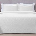 Ver imagem 2 de Colcha Matelassê - Queen Size - Madison 3D - Branco - Dupla Face - c/ Porta Travesseiros - Rozac
