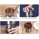 Ver imagem 7 de Moedor De Cafe Grãos Eletrico Triturador 150w Aço 110v