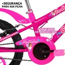 Ver imagem 3 de Bicicleta Infantil Cairu Fadinha New Aro 16 com Cesto
