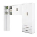 Ver imagem 2 de Jogo de Quarto Infantil e Juvenil Chiara Branco Brilho