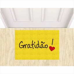 Tapete Gratidão para Portas de Entradas Salas e Quartos. - 1