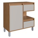 Ver imagem 2 de Gabinete de Banheiro 80cm para Cuba 1 Porta Clari Mel/arenas F10 - Mpozenato