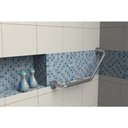Ver imagem 7 de Barra de Apoio Alça Inox Corrimao Acessibilidade Idoso Cadeirante Box Vaso Chuveiro Banheiro