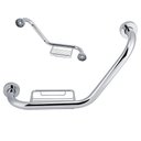 Ver imagem 1 de Barra de Apoio Alça Inox Corrimao Acessibilidade Idoso Cadeirante Box Vaso Chuveiro Banheiro