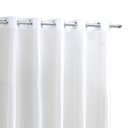 Ver imagem 1 de Cortina 3 Metros Voal Linho com Forro Varão 3x2,7m Branco