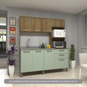 Ver imagem 1 de Cozinha Compacta 182,10cm 8 Portas e 2 Gavetas sem Tampo sem Fundo 354 Luciane Móveis
