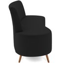 Ver imagem 6 de Sofá Chaise Living 2 Lugares 160cm para Sala Cayman K01 Veludo Preto - Lyam Decor