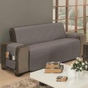 Ver imagem 1 de Protetor De Sofá Avulso Impermeável King Para 3 Lugares Dupla Face Tecido Microfibra