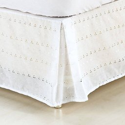 Saia Box para Cama Casal Padrão Supreme Tecido Layse - Branco - 2