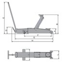 Ver imagem 3 de Macaco Jacaré 3 T Hidráulico J3200 Bovenau
