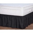 Ver imagem 1 de Saia Box Renata Ajustável para Cama Casal King 01 Peça Tecido Microfibra - Preto