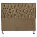 Ver imagem 1 de Cabeceira Queen 1,60m Paris Suede - Pallazio - Bege