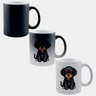 Caneca Mágica Muda de Cor Cachorro Desenho Fofo 30 - 1