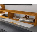 Ver imagem 5 de Painel Jeri para Tv de 65" Naturalle/off-white - Bechara