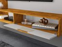 Ver imagem 5 de Painel Jeri para Tv de 65" Naturalle/off-white - Bechara