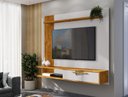 Ver imagem 3 de Painel Jeri para Tv de 65" Naturalle/off-white - Bechara