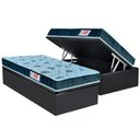 Ver imagem 1 de Conjunto Box Baú Solteiro: Colchão Espuma Orthoflex D45 Comfortpedic + Base Crc Courano Gray(