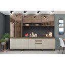 Ver imagem 1 de Cozinha Modulada Henn Connect 7 Peças (2 Armários + 2 Balcões + 1 Paneleiro + 2 Complementos) C7P03