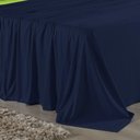 Ver imagem 2 de Jogo Cama King Nobre 4 Peças Lençol Elástico 30cm Altura 100% Algodão Azulmarinho