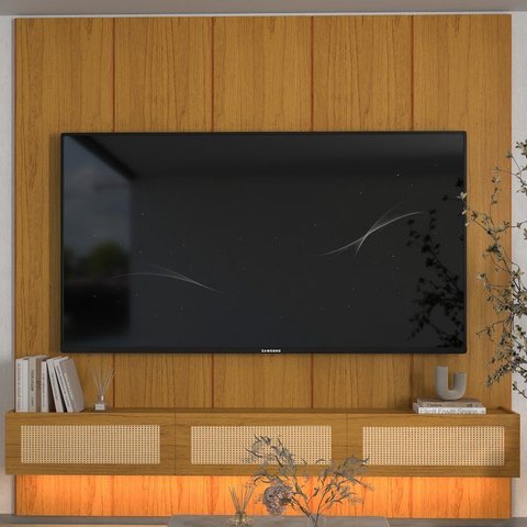 Home Realce/Native 222,5 cm - Naturale/Naturale/Tela Rattan Creme